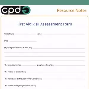 CPDG Clinic Risk Assessment Form