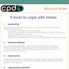 CPDG 5 tools to cope with stress