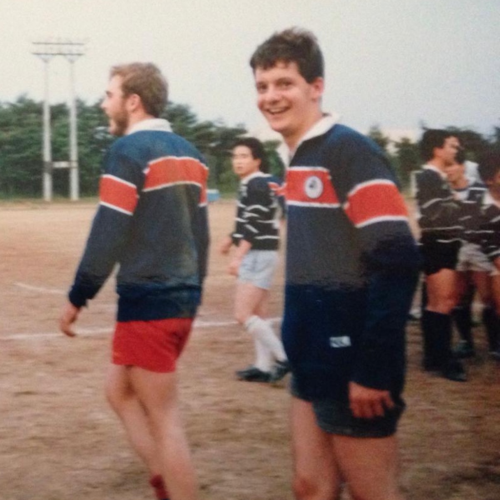 Paul Blacker rugby japan old tskubarians