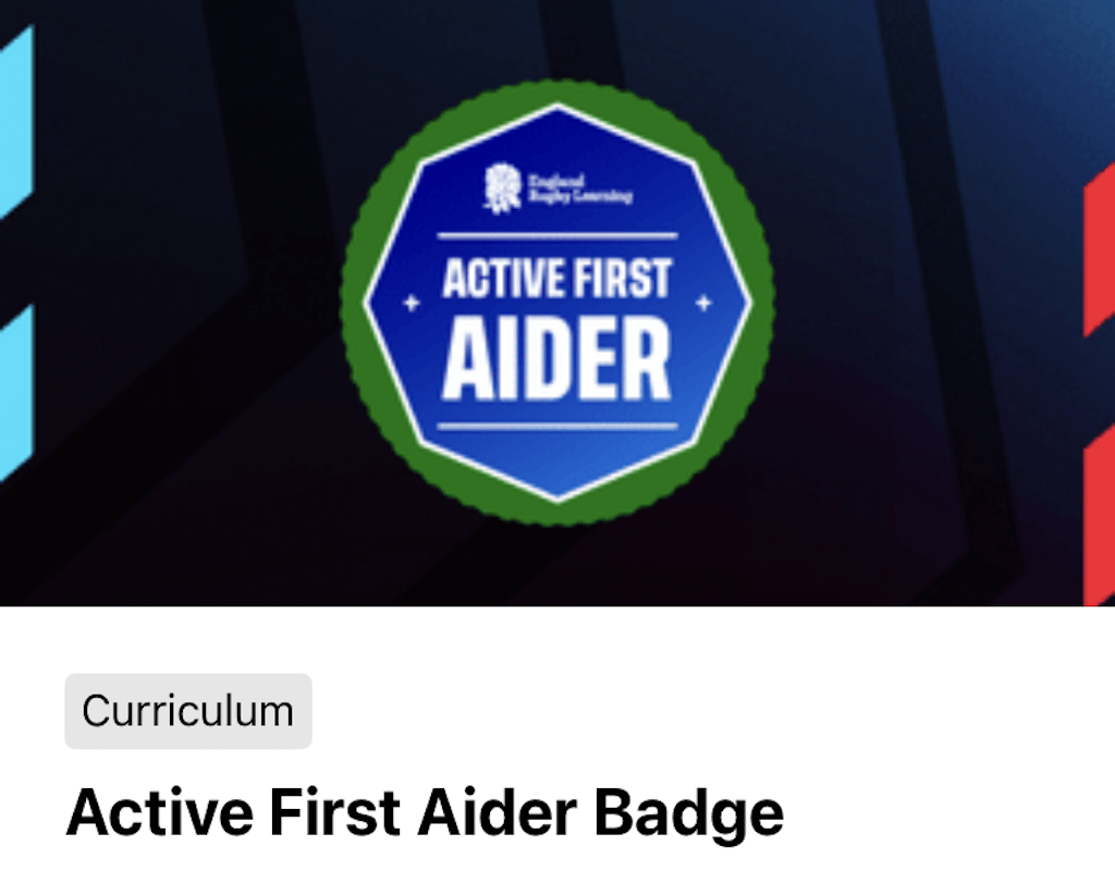First aider badge