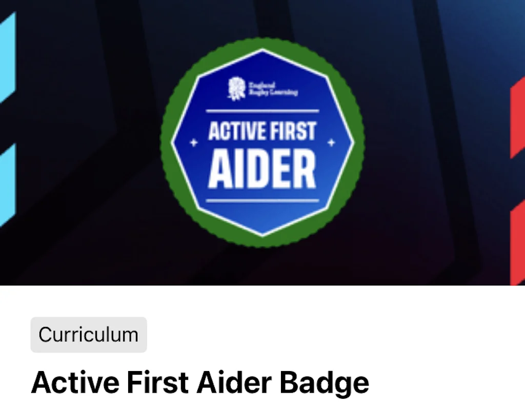 First aider badge